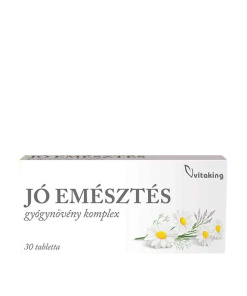 Vitaking Jó Emésztés - Herbal Complex For Digestive Support (30 Tablets)