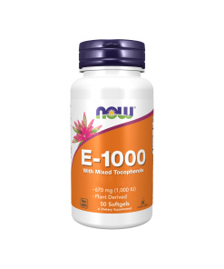 Vitamin E-1000 - Natural (Mixed Tocopherols) - 50 softgels