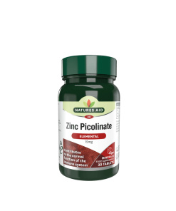 Natures Aid Zinc Picolinate 15 mg (30 Tablets)