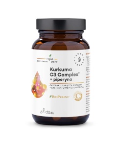 AURA HERBALS Turmeric 500 mg C3 Complex® + piperine (60 caps)