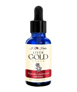 I LOVE HERRBS - LIVER Gold Drops WĄTROBA I PĘCHERZYK ŻÓŁCIOWY (50 ml)