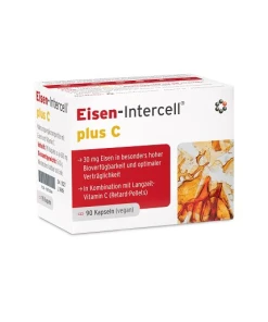 INTERCELL PHARMA Rauta ja C-vitamiini (90 kapselia)