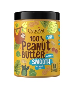 OSTROVIT 100% Peanut Butter  smooth (1000 g)