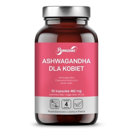 PANASEUS Ashwagandha för kvinnor (50 kapslar)