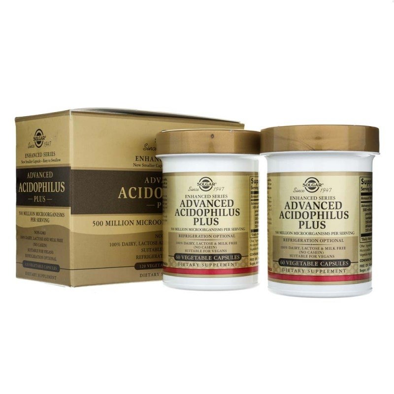 SOLGAR Advanced Acidophilus Plus (120 caps)