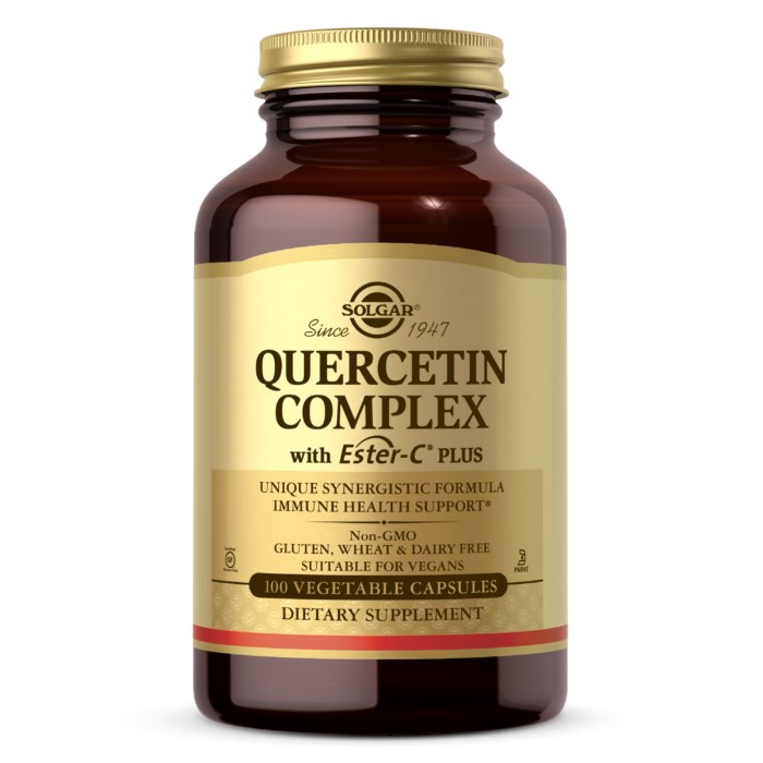 SOLGAR Quercetin Complex with Ester-C (100 caps)