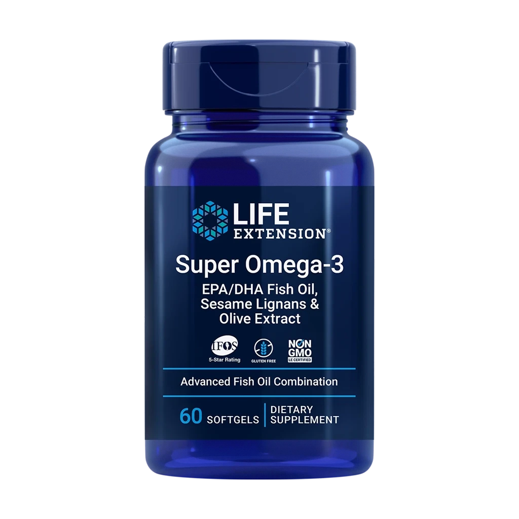 Life Extension - Super Omega-3 Plus EPA/DHA Fish Oil with Sesame Lignans & Olive Extract Softgels - Image 2