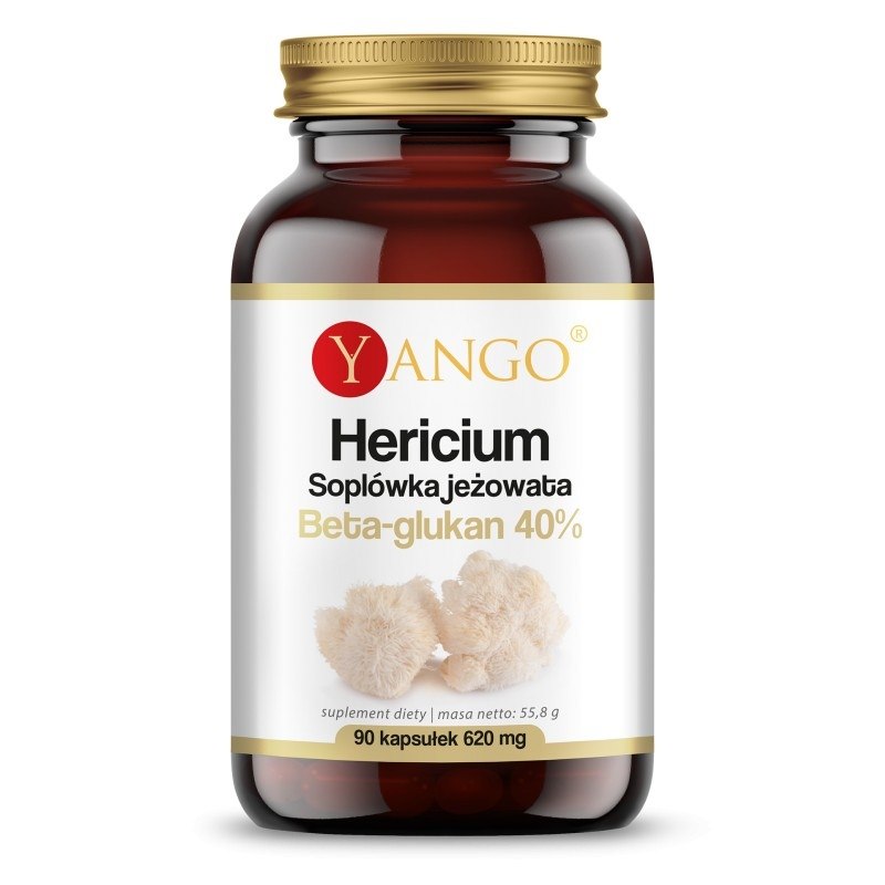 YANGO Hericium - 40% Beta-glucan (90 caps)