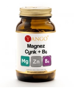 YANGO Magnesium + Zinc + Vitamin B6 (90 caps)