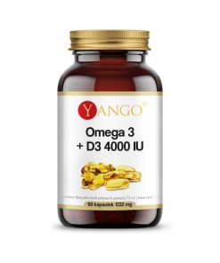 YANGO Omega 3+D3 4000IU (60 caps)
