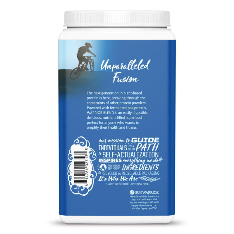 Sunwarrior - Organic Natural Protein Blend Powder, 750g - Imagen 4