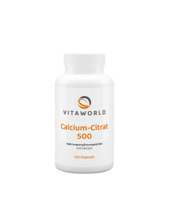 Vitaworld Calcium Citrate 500  (120 Capsules)
