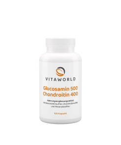 Vitaworld Glucosamine 500 + Chondroitin 400 (100 Capsules)