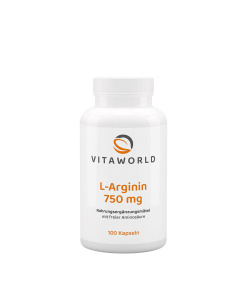 Vitaworld L-arginine 750 mg (100 Capsules)