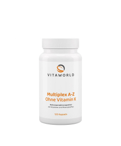 Vitaworld Multiplex A-Z Without Vitamin K (120 Capsules)