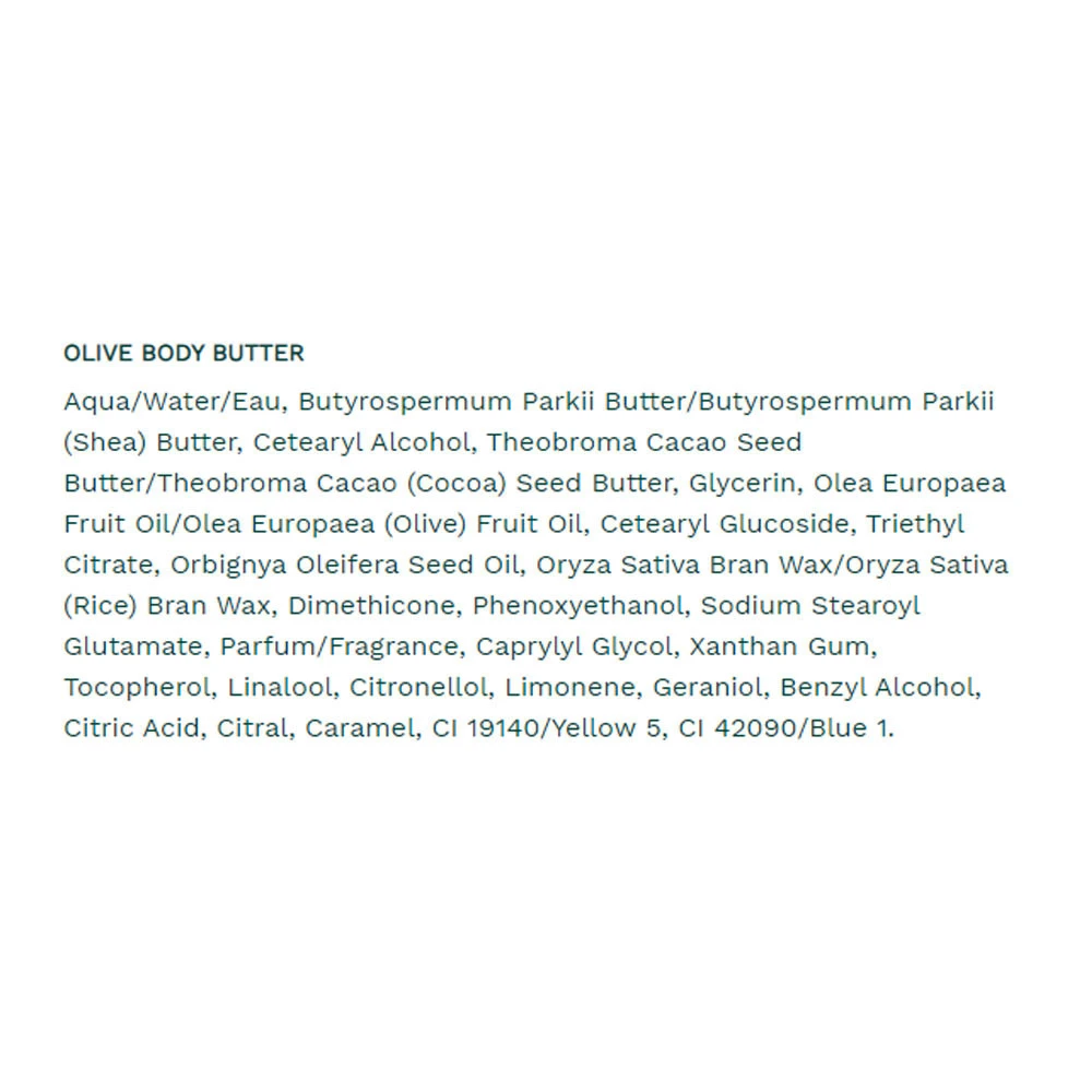 The Body Shop Olive Body Butter, 200 ml - Image 2