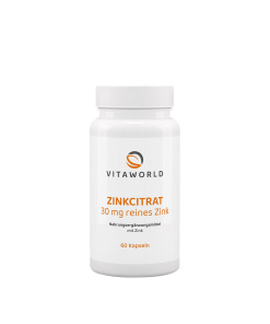 Vitaworld Zinc Citrate 30 mg (60 Capsules)