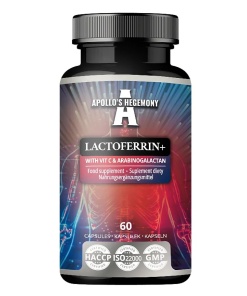 Lactoferrin+ with Vit C & Arabinogalactan - 60 caps
