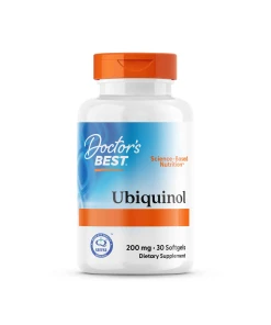 Doctor's Best Ubiquinol Kaneka-val, 200 mg, 30 lágykapszula