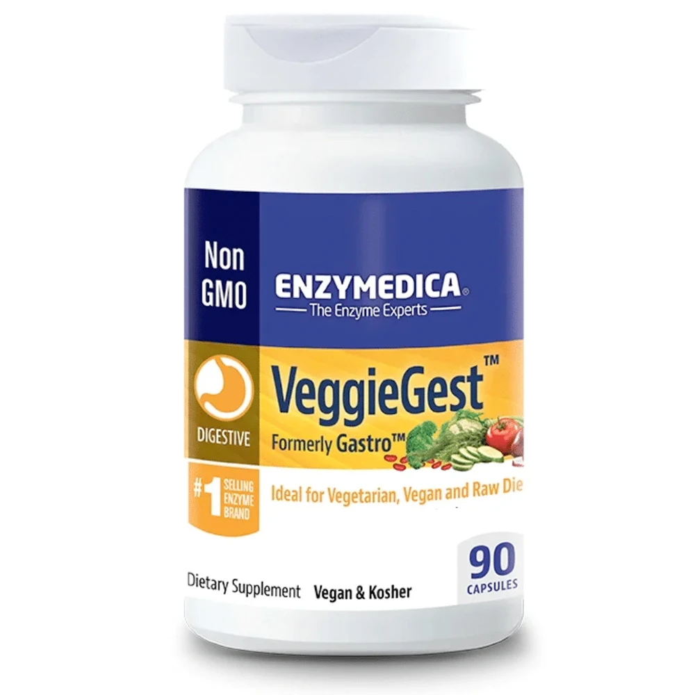 Enzymedica VeggieGest: 90 Capsules - Image 2