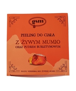 GSM Body scrub with live Mumio and amber dust (200 ml / 6.8 fl.oz)
