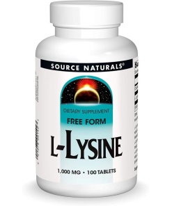 Source Naturals L-Lysine 1000mg 100 tablets
