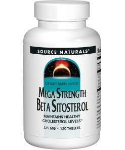 Source Naturals Mega Strength Beta Sitosterol 375mg 120 Veg. tablets