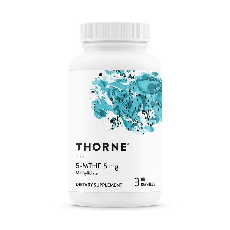 Thorne Research - 5-MTHF (Methylfolate) 5 mg, 60 Capsules – Kép 2