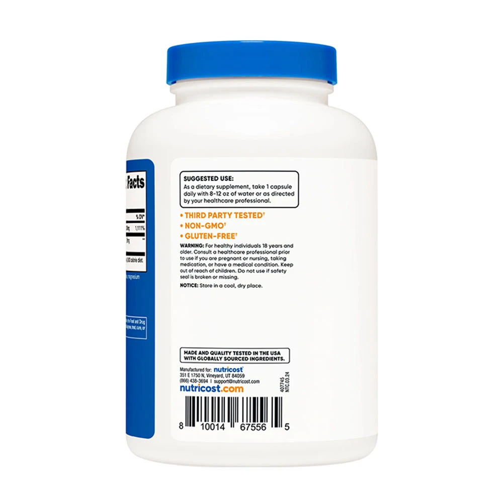Nutricost Vitamin C with Rose Hips Capsules (240 Count) - Image 3