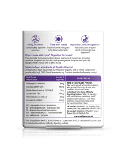 Vitabiotics Wellzyme Digestive Enzymes (60 Capsules)