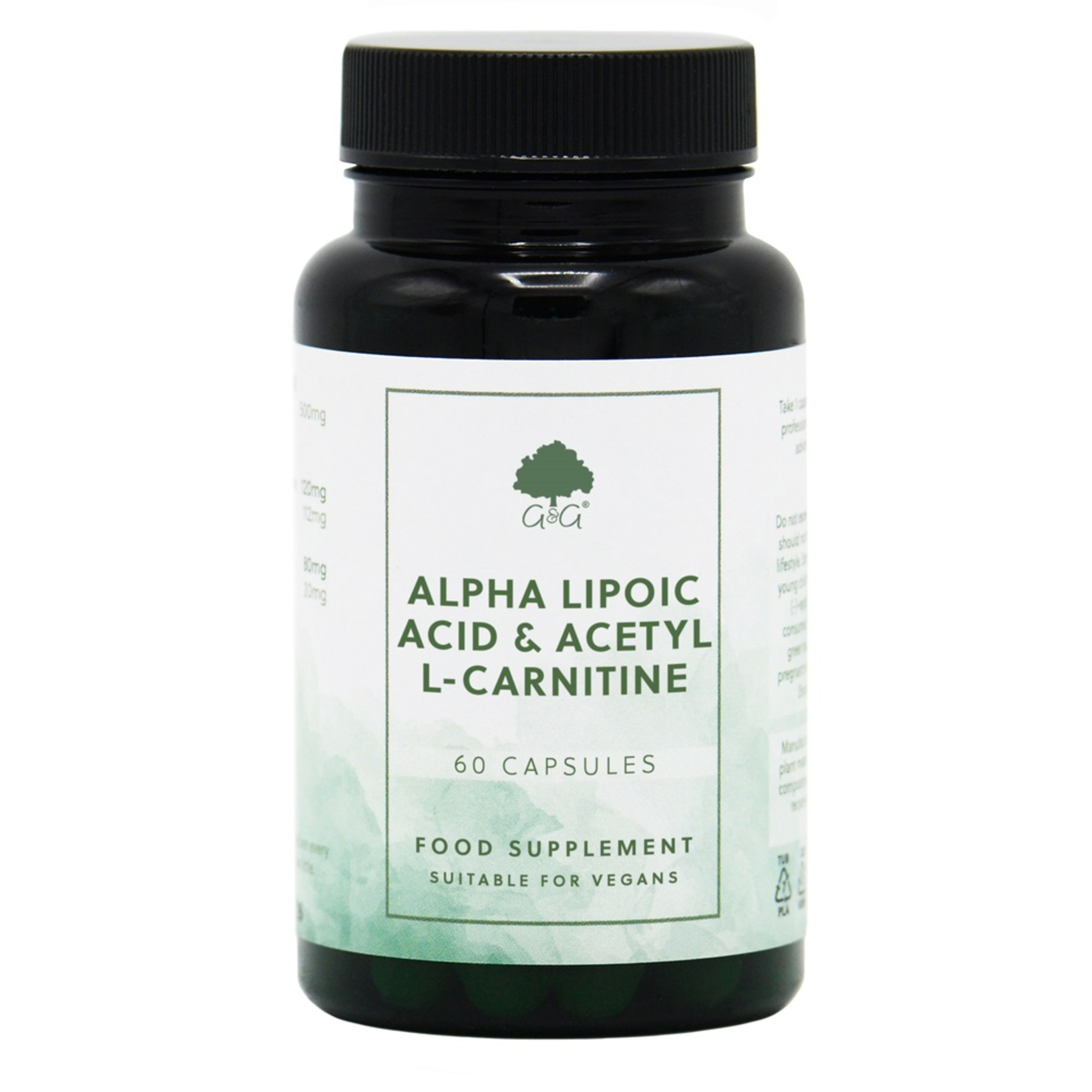 G&G Alpha Lipolic Acid and Acetyl L-Carnitine 60 kapslar