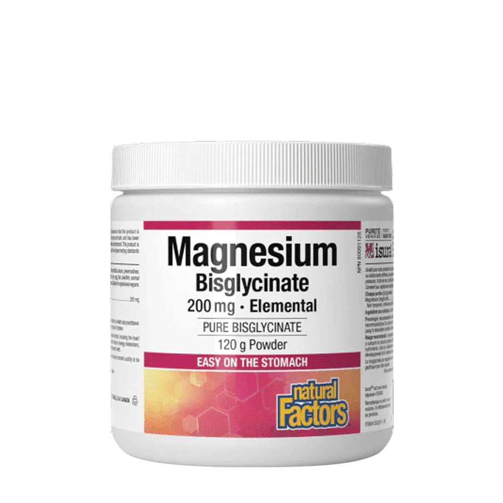 Natural Factors Magnesium Bisglycinate Pure 200 mg (145 g)