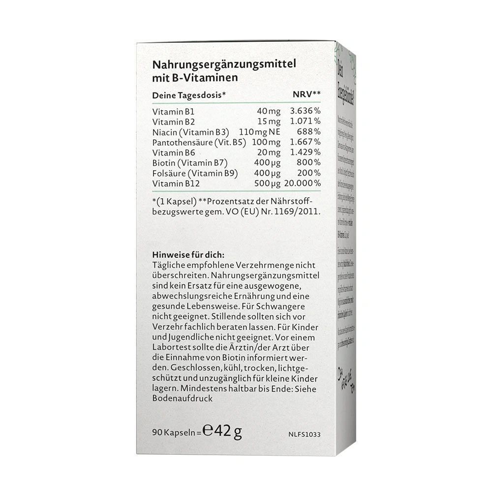 Nature Love: Vitamin B Complex (90 Capsules) - Image 2