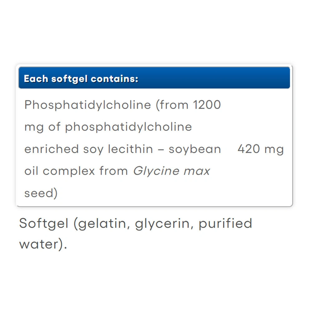 Natural Factors Phosphatidyl Choline 420 mg - 90 Softgels – Kuva 2