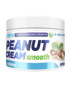 100% Peanut Cream, Smooth - 500g