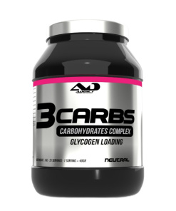 3Carbs Carbohydrates Complex Glycogen Loading, Neutral - 1000g