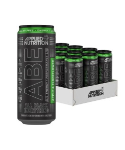 ABE Energy + Performance Cans, Apple & Elderflower - 12 x 330 ml.