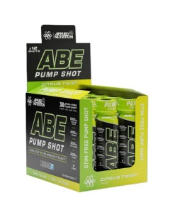 ABE Pump Shot, Citrus Twist - 12 x 100 ml.