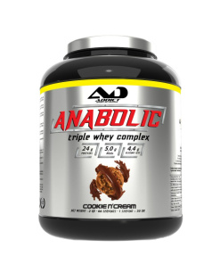 Addict Sport Nutrition - Anabolic Triple Whey Complex, Cookie N'Cream - 2000g