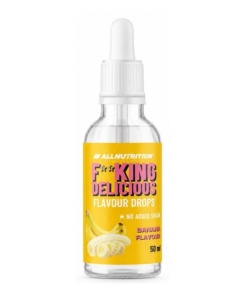 Allnutrition - Fitking Delicious Flavour Drops, Banana - 50 ml.
