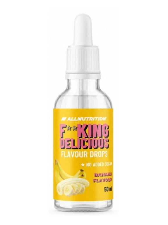 Allnutrition – Fitking Drops med utsökt smak, banan – 50 ml.