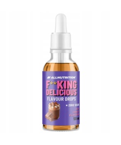 Allnutrition - Fitking Delicious Flavour Drops, Hot Choco - 50 ml.