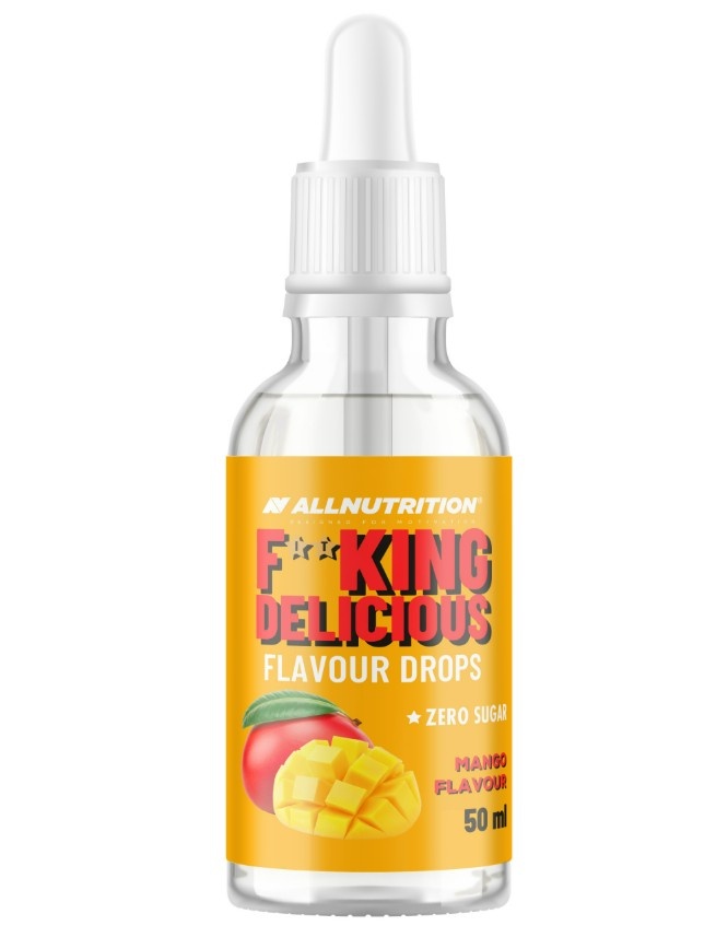 Allnutrition - Fitking Delicious Flavour Drops, Mango - 50 ml.