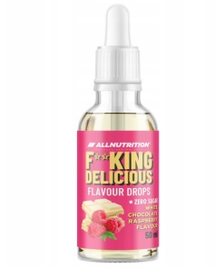 Allnutrition - Fitking Delicious Flavour Drops, White Chocolate Raspberry - 50 ml.
