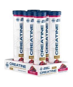 Applied Nutrition - Creatine Monohydrate Effervescent Tablets, Mixed Berry - 6 x 16 tabs