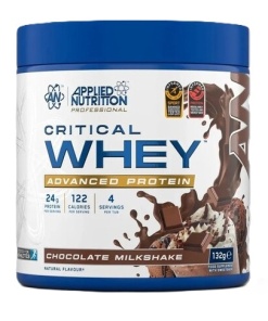 Applied Nutrition - Critical Whey, Chocolate Milkshake - 132g (4 servings)