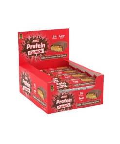 Applied Protein Crunch Bar, Milk Chocolate Caramel - 12 x 62g