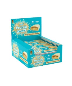 Applied Protein Crunch Bar, White Chocolate Caramel - 12 x 62g