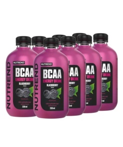 BCAA Energy Drink, Blackberry - 8 x 330 ml.