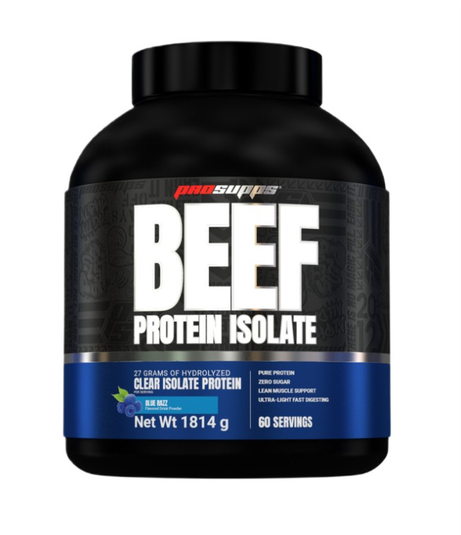 Beef Protein Isolate, Blue Razz - 1814g